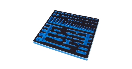 Ложемент KING TONY 85819132B для набора торцевых головок 1/4"&3/8" с принадлежностями 9-5575MRV02, EVA