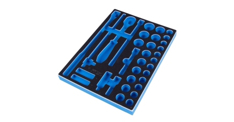 Ложемент KING TONY 85820132B04 для набора торцевых головок 1/2" с принадлежностями 9-4333MRV04, EVA