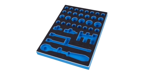 Ложемент KING TONY 85820532B01 для набора торцевых головок 1/2" с принадлежностями 9-4037MRV01, EVA