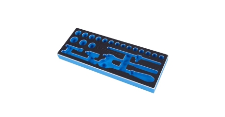 Ложемент KING TONY 859352332B11 для набора торцевых головок 3/8" с принадлежностями 9-3523MRV11, 3523MRV11, EVA