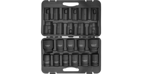 Набор головок торцевых для ручного гайковерта Thorvik LSWS11S (1") 11 предметов