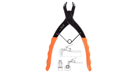 Съемник для стопорных колец 180 мм, загнутые удлиненные, сжатие AFFIX AF03320180L