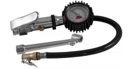 Манометр для шин Jonnesway AG010038S, 3-хфункциональный, шланг 300 мм