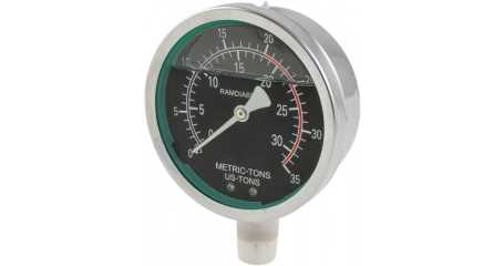 Манометр Ombra OHT620NPG для гидравлического пресса OHT620N