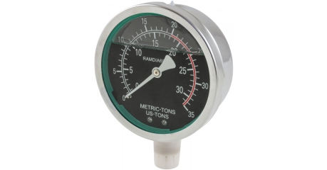 Манометр Ombra OHT620NPG для гидравлического пресса OHT620N