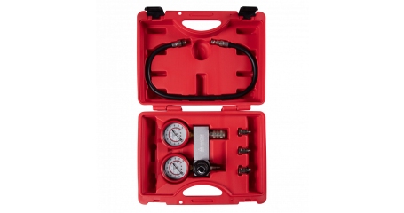 Манометры для проверки ЦПГ бензиновых двигателей МАСТАК 120-60006C, кейс, 6 предметов