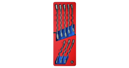 Набор разрезных ключей МАСТАК 5-25108 (ложемент, 8 предметов)