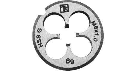 Плашка D-COMBO MD508 круглая ручная М5х0.8, HSS, Ф20х7 мм