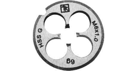 Плашка D-COMBO MD508 круглая ручная М5х0.8, HSS, Ф20х7 мм