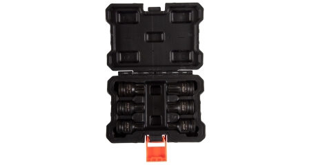 Набор ударных торцевых насадок 1/2, TORX, Т55-Т100 мм, L = 44 мм, 6 предметов AFFIX AF00742006C