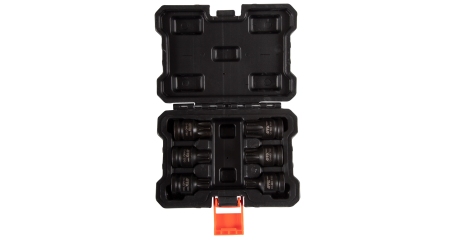 Набор ударных торцевых насадок 1/2, TORX, Т55-Т100 мм, L = 44 мм, 6 предметов AFFIX AF00742006C"