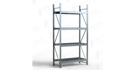 Металлический оцинкованный стеллаж SGR-V-Zn 2184-2,5