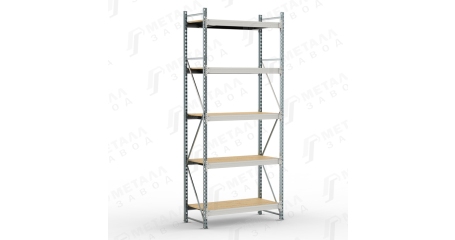 Металлический стеллаж SGR-V-ДСП 1565-3.0