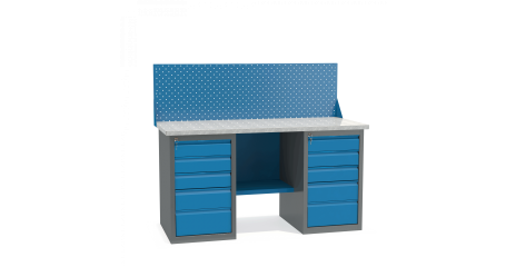 Металлический верстак с двумя драйверами ВД2-1.6