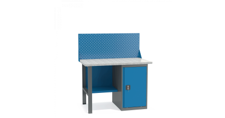 Металлический верстак с тумбой ВТ-1.2