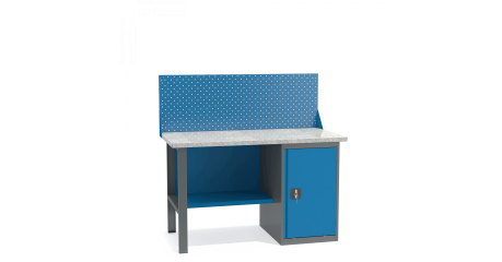 Металлический верстак с тумбой ВТ-1.4