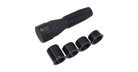 Метчик для восстановления свечной резьбы, набор ремонтных вставок (футорок), 5 предметов МАСТАК 103-12005