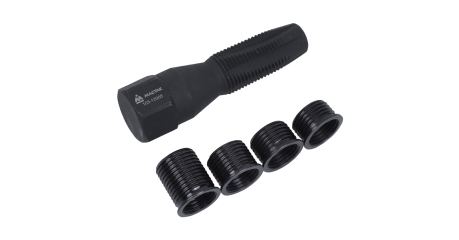 Метчик для восстановления свечной резьбы, набор ремонтных вставок (футорок), 5 предметов МАСТАК 103-12005