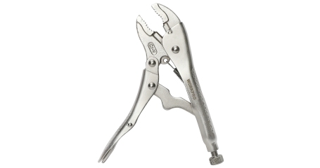 Клещи фиксирующие с изогнутыми зажимами 250мм CR-V проф WP231059 WORKPRO