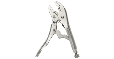 Клещи фиксирующие с изогнутыми зажимами 250мм CR-V проф WP231059 WORKPRO