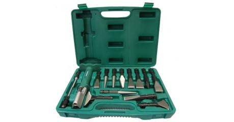 Многофункциональный инструмент со сменными зубилами и выколотками Jonnesway AG010143