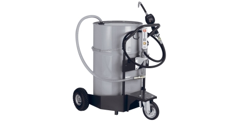 Мобильный маслораздатчик для бочек 205 л