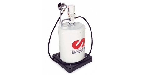 Мобильный пневматический солидолонагнетатель с насосом PM3 с подставкой для бочек макс. 20 кг