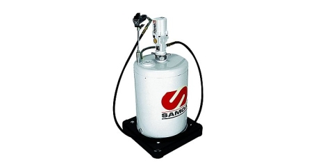 Мобильный пневматический солидолонагнетатель с насосом PM3 с подставкой для бочек макс. 50 кг