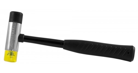 Молоток M07016 с мягкими бойками и фиберглассовой ручкой, 840 гр.