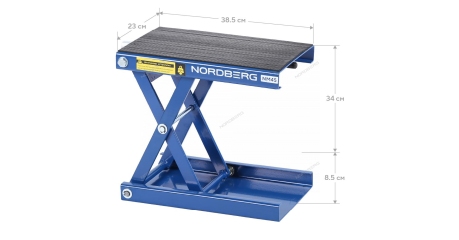 Мотоподставка винтовая NORDBERG NM45 (450 кг)