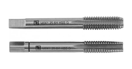 Набор метчиков MT508S2 T-COMBO двухпроходных ручных универсальных М5х0.8, HSS-G, 2 шт.