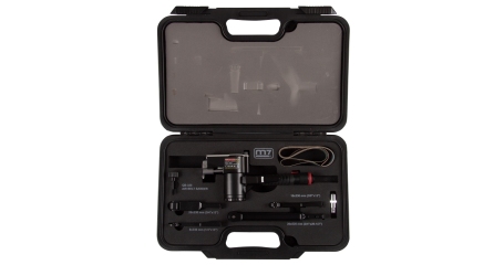 MIGHTY SEVEN Пневматическая ленточная шлифовальная машина, 16 000 об/мин, 4 насадки, кейс