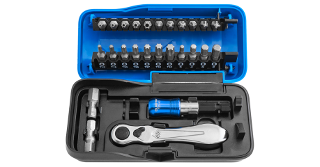 Набор бит и трещотка в кейсе KING TONY 1026CQ-AM