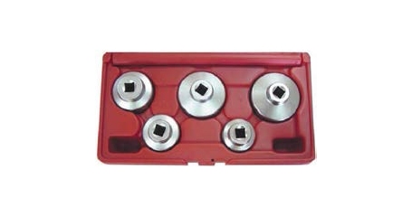 Набор чашек для съема масляных фильтров, диаметр 24-38 мм, 5 предметов