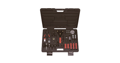 Набор для обслуживания компрессора кондиционера, кейс, 37 предметов МАСТАК 105-30037C