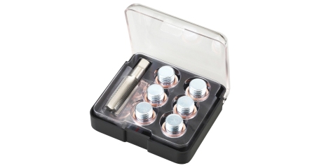 Набор для ремонта масляных пробок М17х1,5, кейс, 19 предметов МАСТАК 103-47017C