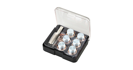 Набор для ремонта масляных пробок М20х1,5, кейс, 19 предметов МАСТАК 103-47020C