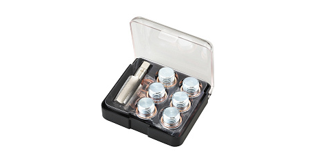 Набор для ремонта масляных пробок М20х1,5, кейс, 19 предметов МАСТАК 103-47020C