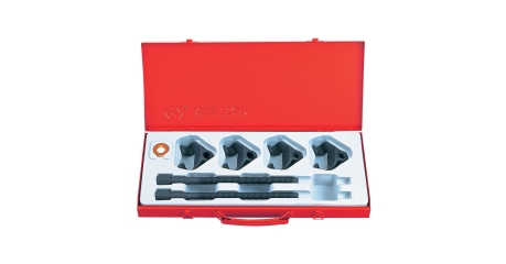 Набор для стяжки пружин амортизатора, 85-270 мм, кованые крюки, 6 предметов KING TONY 9BF21