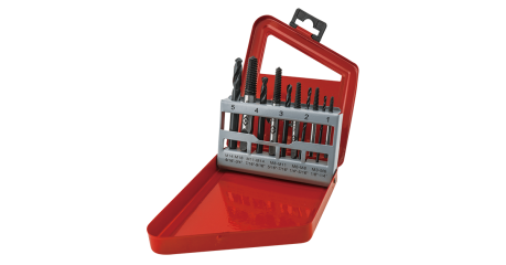 Набор экстракторов и сверл KING TONY 11310SQ, 10 предметов