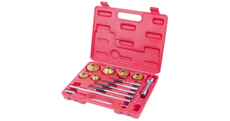 Набор фрез для правки седел клапанов, 28-65 мм, кейс, 14 предметов МАСТАК 103-13014C