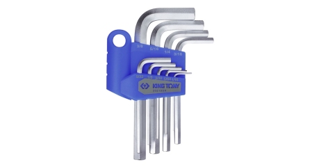 Набор Г-образных шестигранников 1/16"-3/8", 9 предметов KING TONY 20219SR