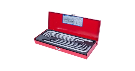 Набор Г-образных шестигранников 3-17 мм, кейс, 10 предметов KING TONY 20210MR