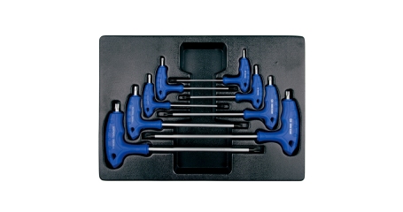 Набор Г-образных ключей KING TONY 9-22308TR, Torx, T10-T50, ложемент, 8 предметов