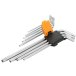 Набор Г-образных Torx T10H-T50H длинные с отверстием 9 предметов TOLSEN TT20057