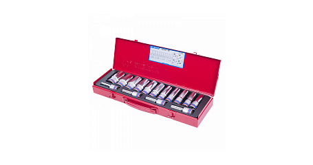 Набор глубоких торцевых головок 1/2