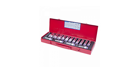 Набор глубоких торцевых головок 1/2