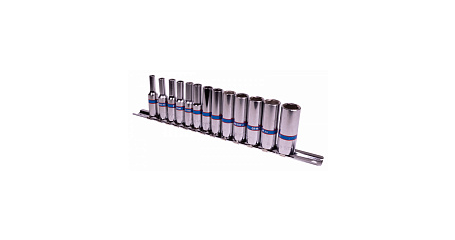 Набор глубоких торцевых головок 1/4