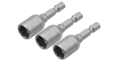 Набор головок для шуруповерта шестигранных 1/4