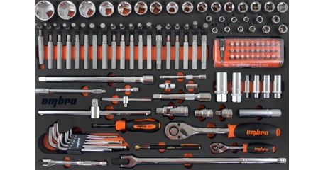 Набор головок торцевых Ombra OMT131STE, 1/4